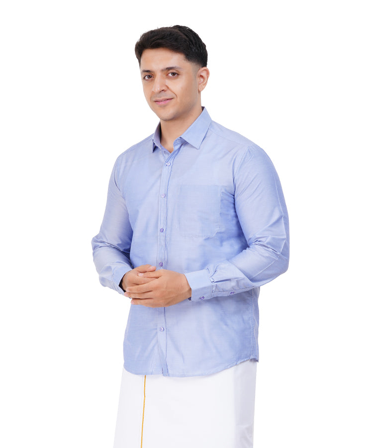 Fashily Men's Regular Fit Ethnic Shirt | Full Sleeve Ethnic Shirt for Men