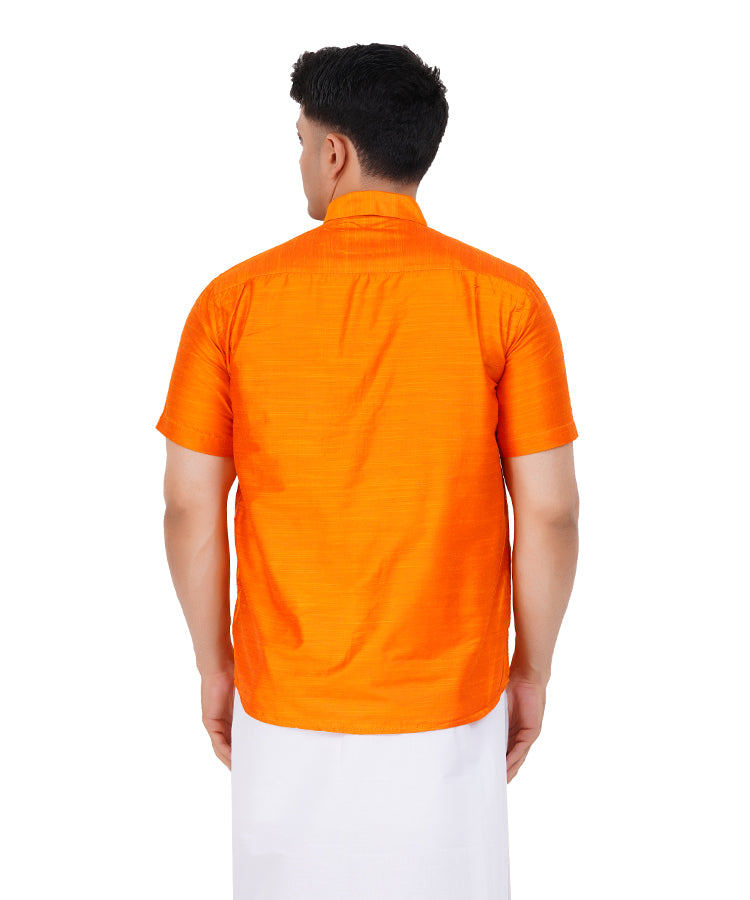 Fashily Men's Traditional Half Sleeve Shirt for Men | Ethnic Half Hand Shirts for Men Regular Fit Shirt