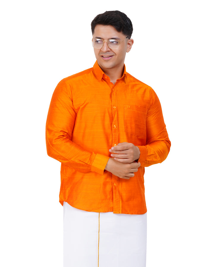Fashily Men's Traditional Full Sleeve Shirt for Men Men Shirt | Ethnic Full Hand Shirts for Men