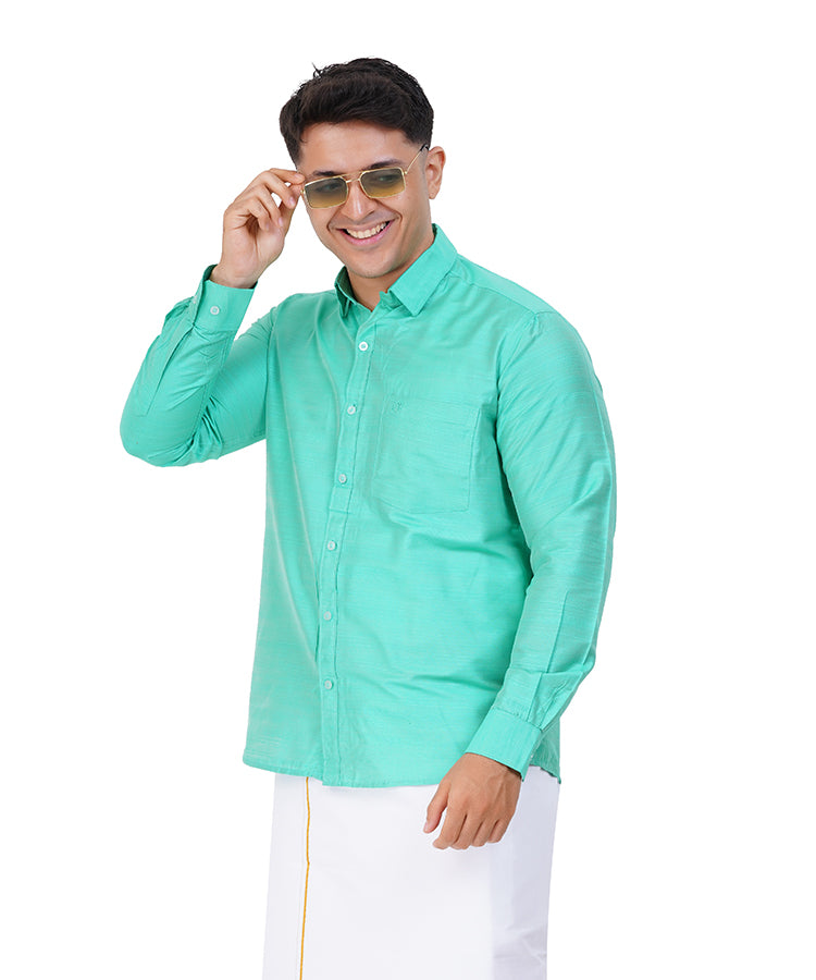 Fashily Men's Traditional Full Sleeve Shirt for Men Men Shirt | Ethnic Full Hand Shirts for Men