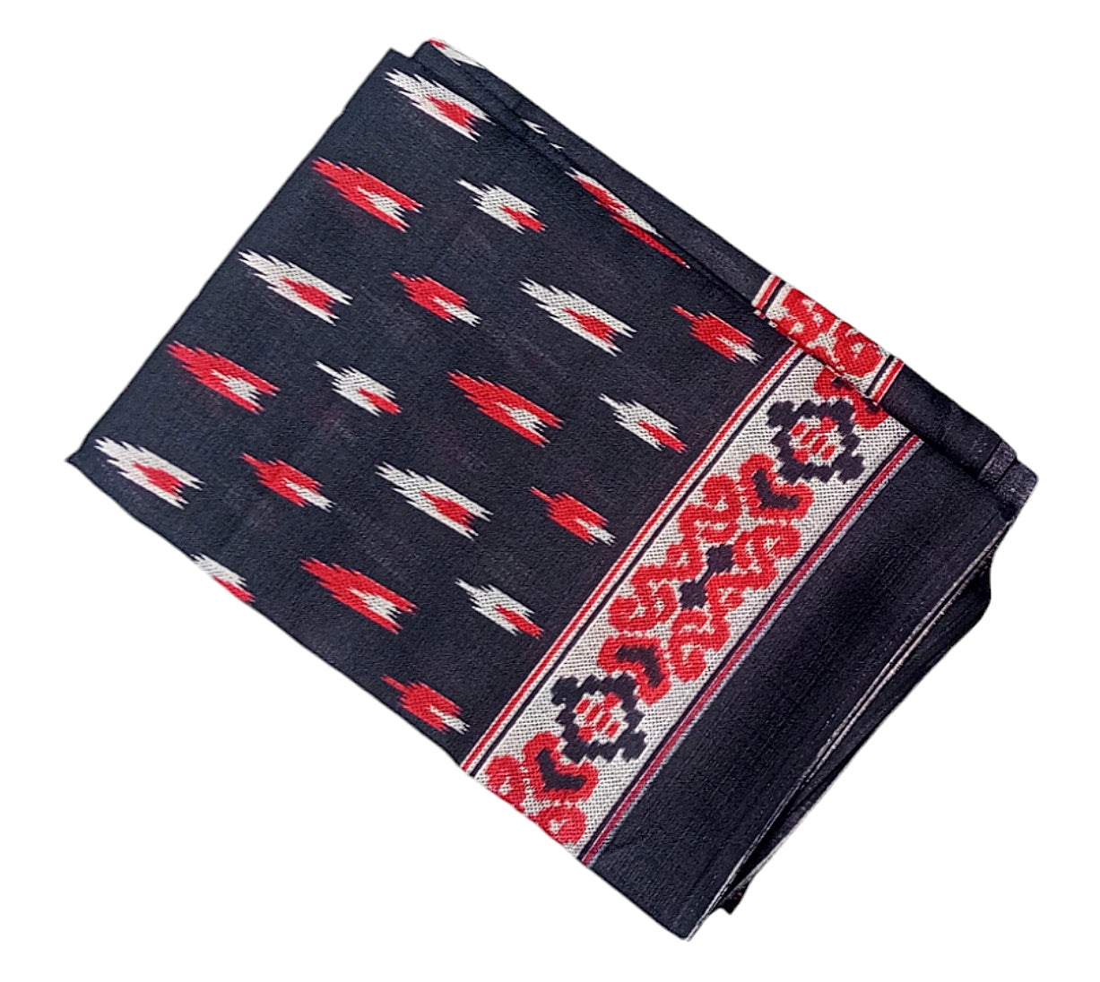 Fashily Women's Ikkat Printed Silk Blend Dupatta