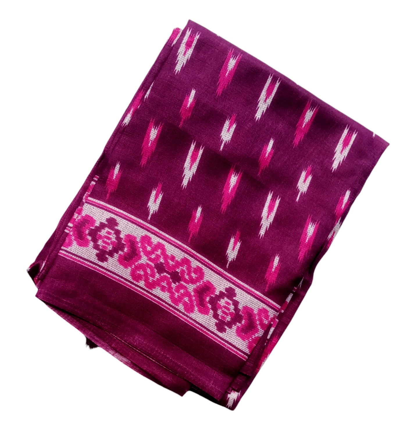 Fashily Women's Ikkat Printed Silk Blend Dupatta