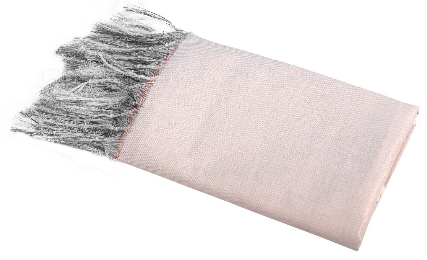 Women's Kerala Kasavu Tissue Dupatta - Copper