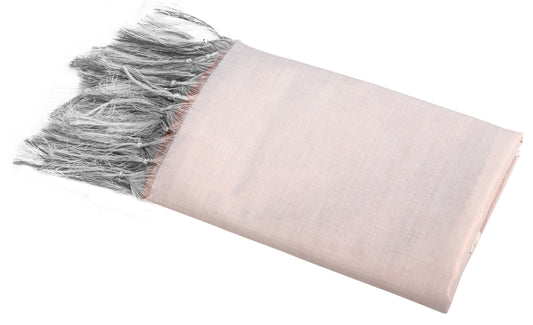 Women's Kerala Kasavu Tissue Dupatta - Copper