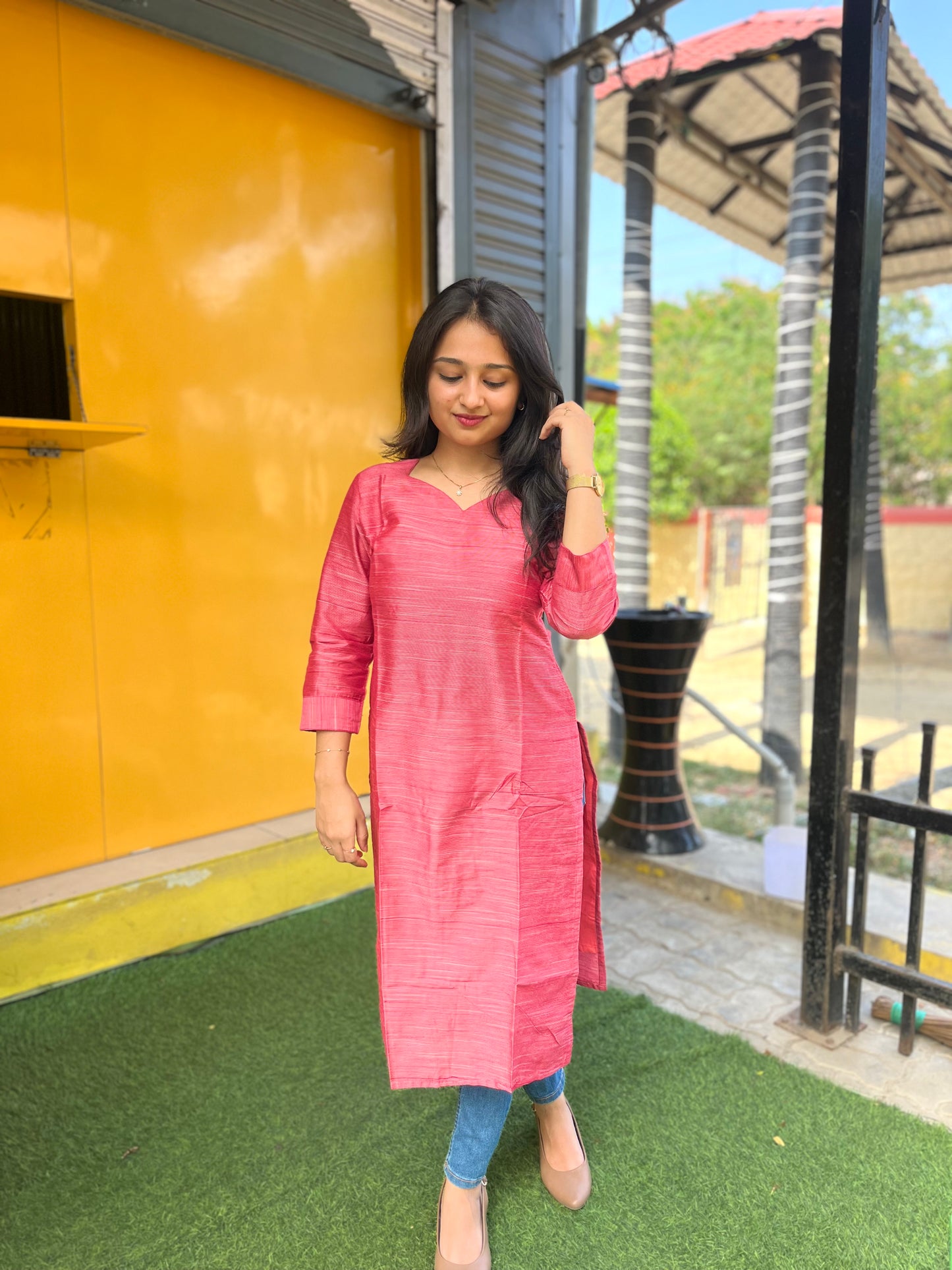 Fashily Women's Office/College Wear Kurti