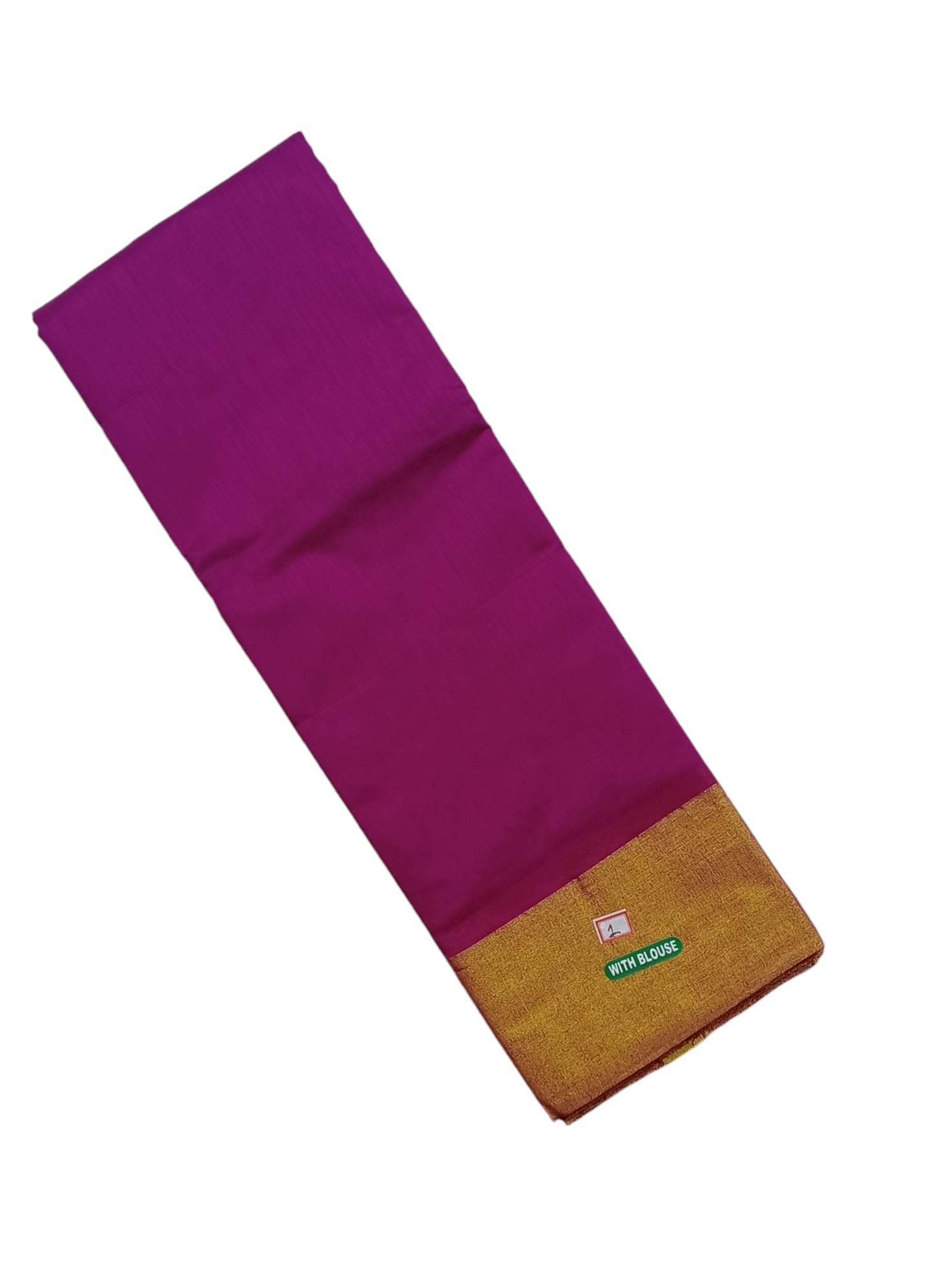 Fashily Brilliant Peacock Blue Kota Cotton Blend Saree with Running Blouse