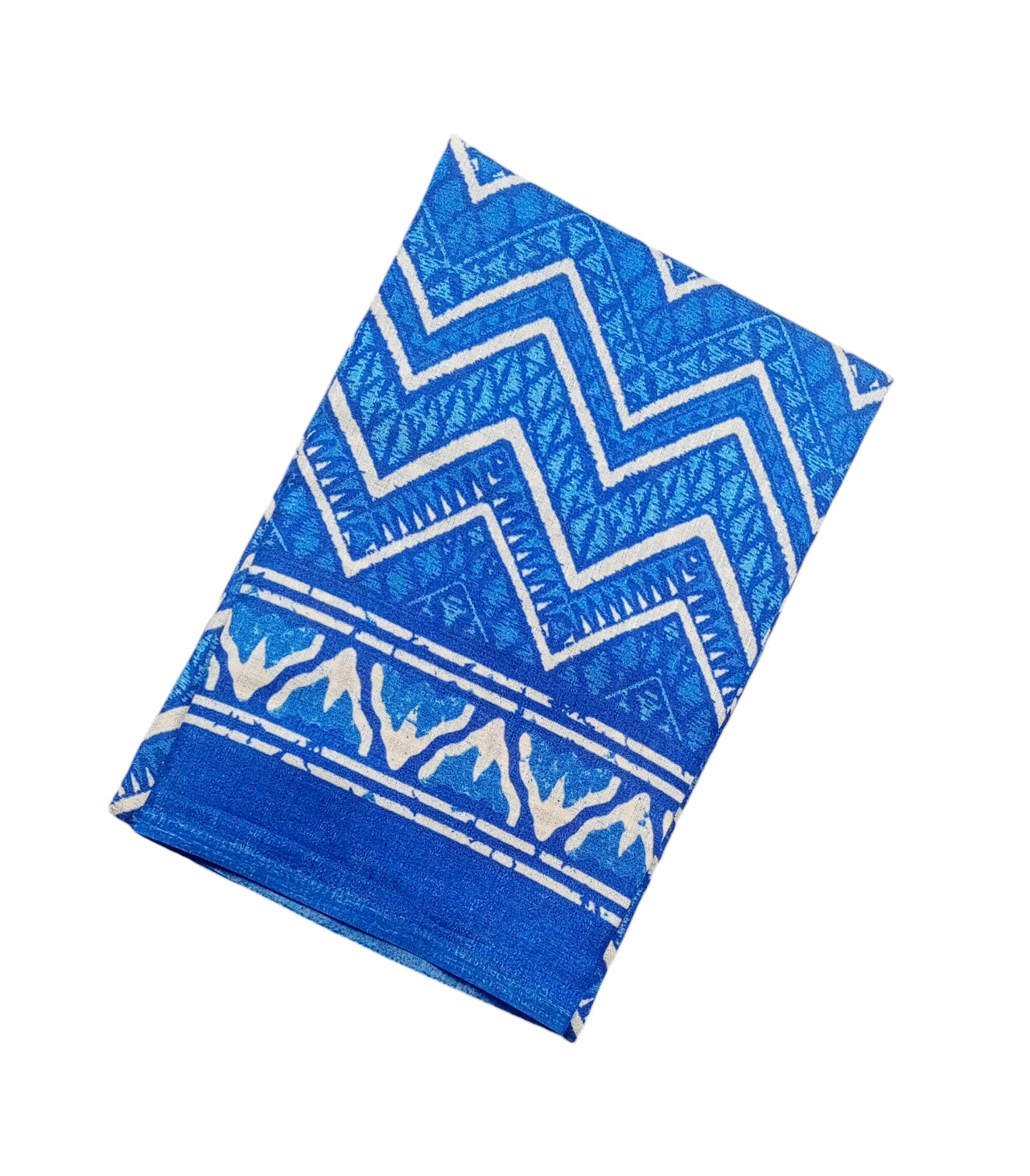 Fashily Indigo Blue Printed Art Silk Dupatta - Pattern 6
