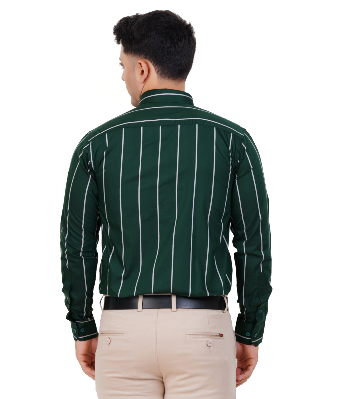 Fashily Men's Formal Shirt | Regular Fit Stripe Shirt for Men | Stripe Full Sleeve Office Wear Shirt for Men's