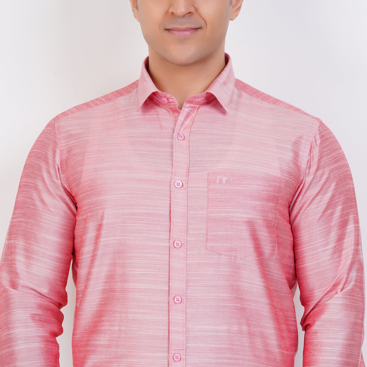 Fashily Men's Formal Shirt | Regular Fit Shirt for Men | Full Sleeve Solid Plain Office Wear Shirt for Men