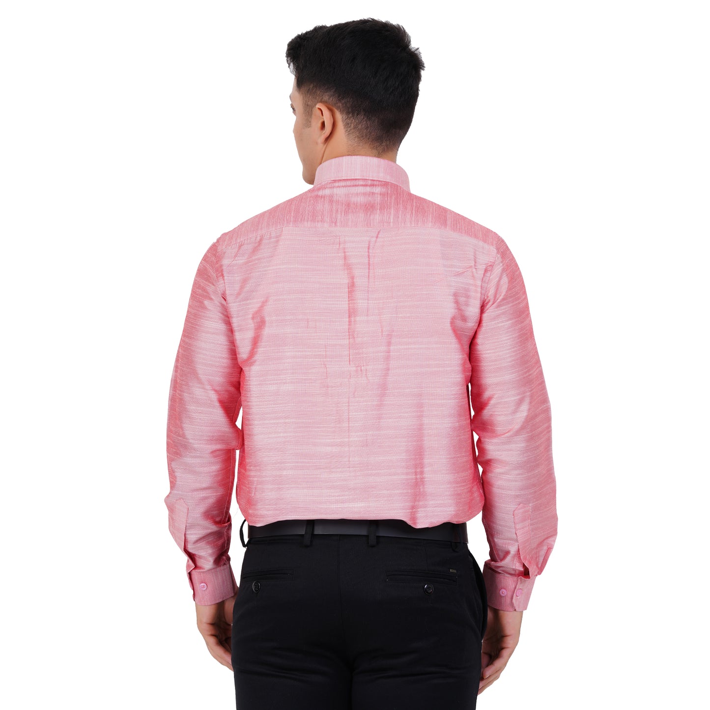 Fashily Men's Formal Shirt | Regular Fit Shirt for Men | Full Sleeve Solid Plain Office Wear Shirt for Men