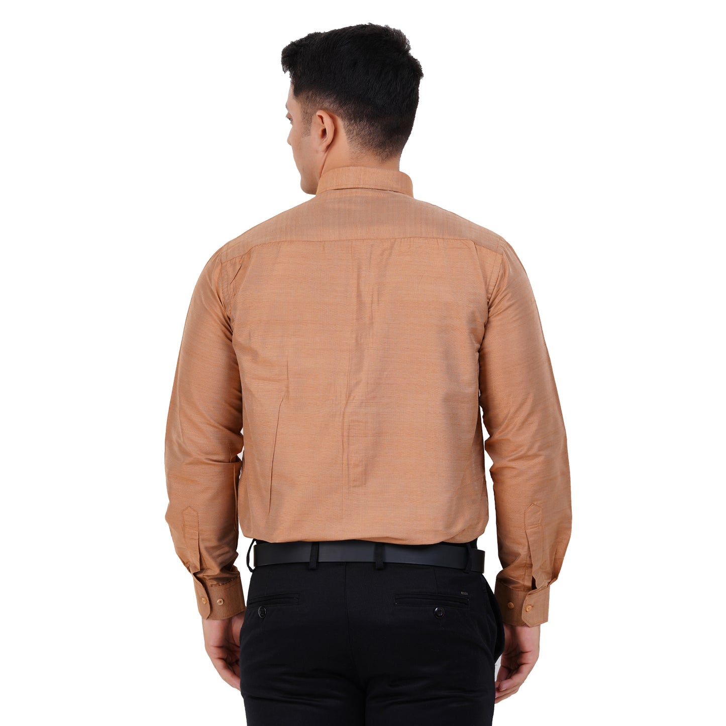 Fashily Men's Formal Shirt | Regular Fit Shirt for Men | Full Sleeve Solid Plain Office Wear Shirt for Men