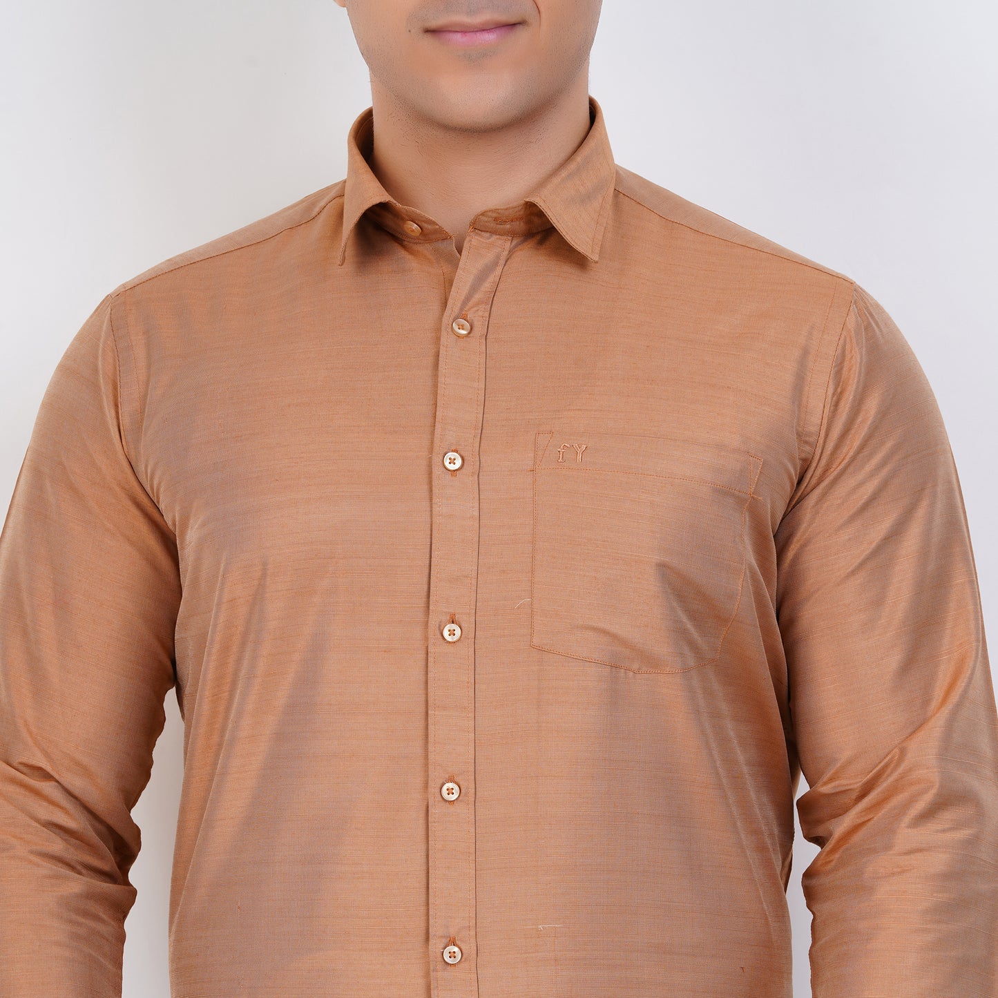 Fashily Men's Formal Shirt | Regular Fit Shirt for Men | Full Sleeve Solid Plain Office Wear Shirt for Men