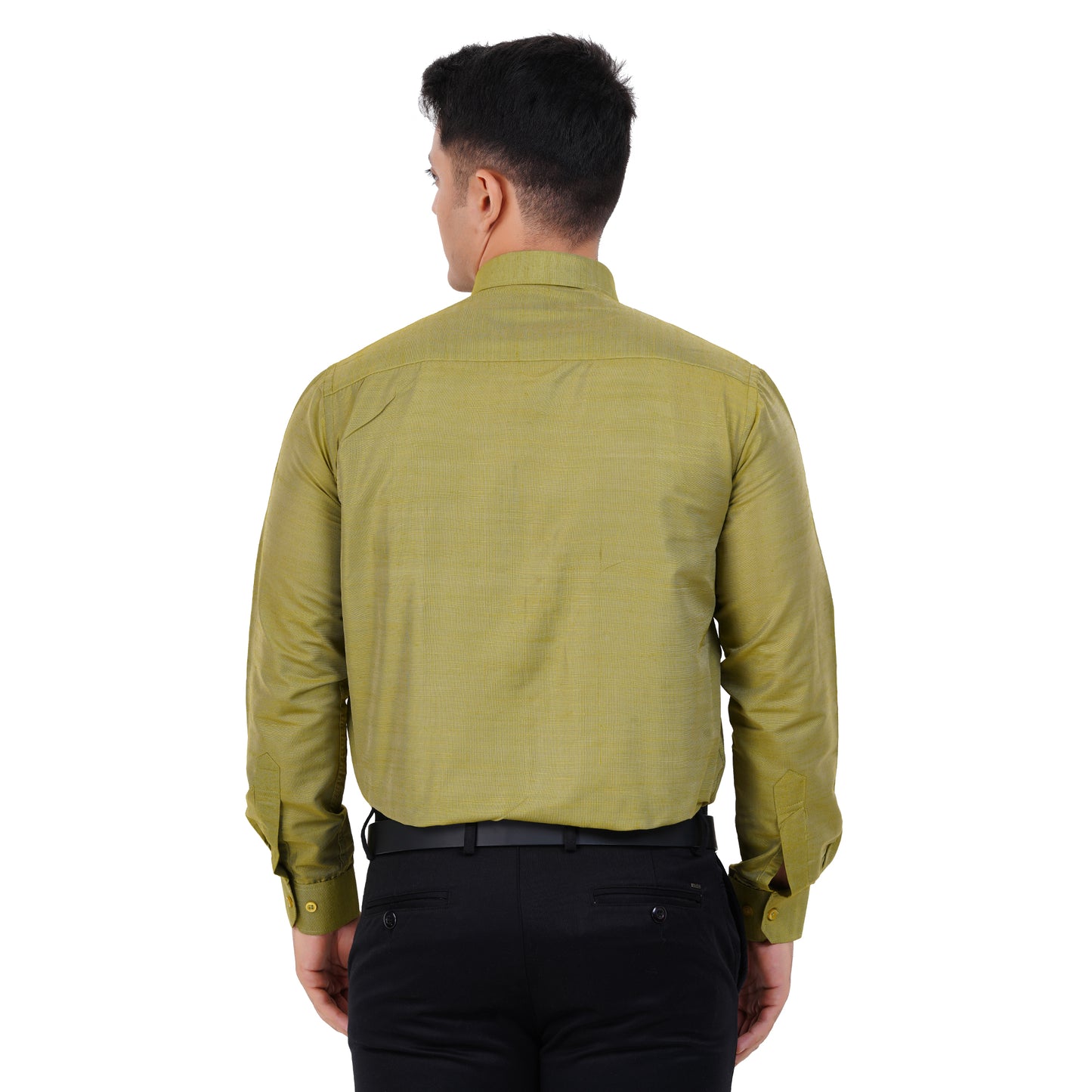 Fashily Men's Formal Shirt | Regular Fit Shirt for Men | Full Sleeve Solid Plain Office Wear Shirt for Men