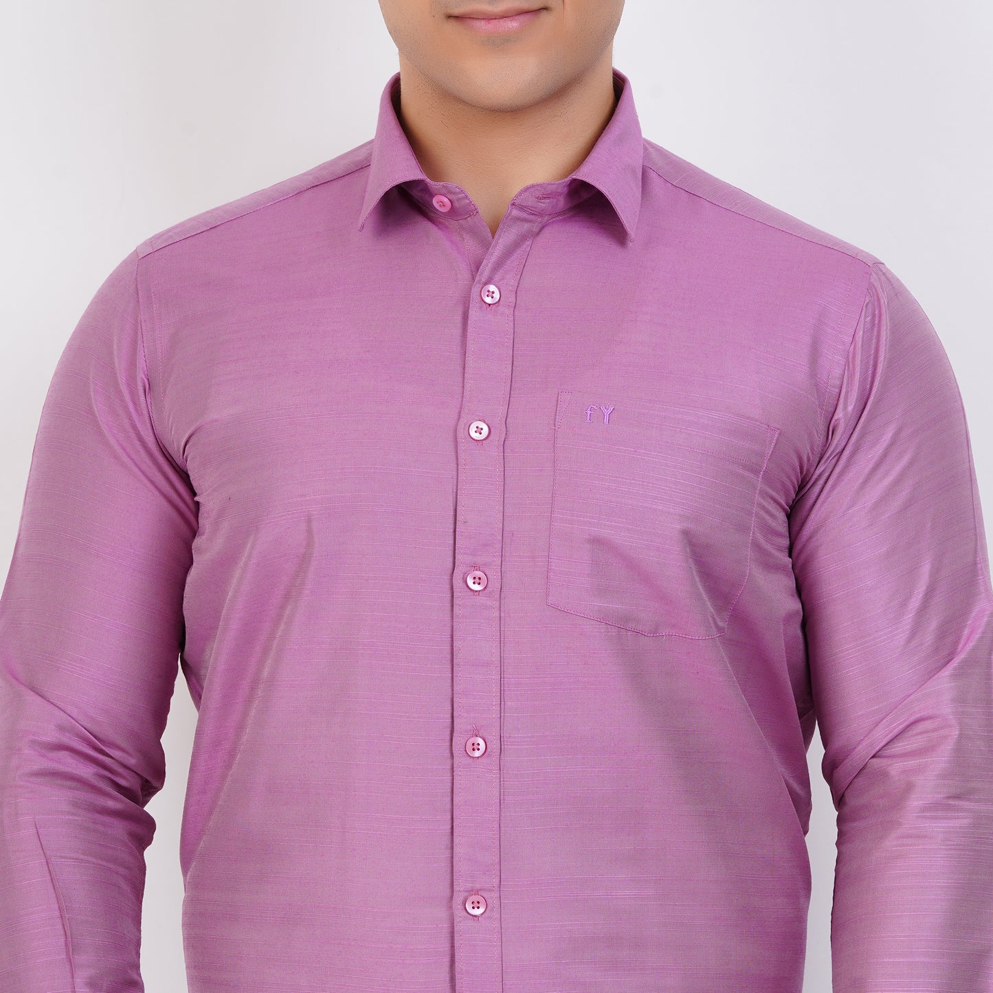 Fashily Men's Formal Shirt | Regular Fit Shirt for Men | Full Sleeve Solid Plain Office Wear Shirt for Men