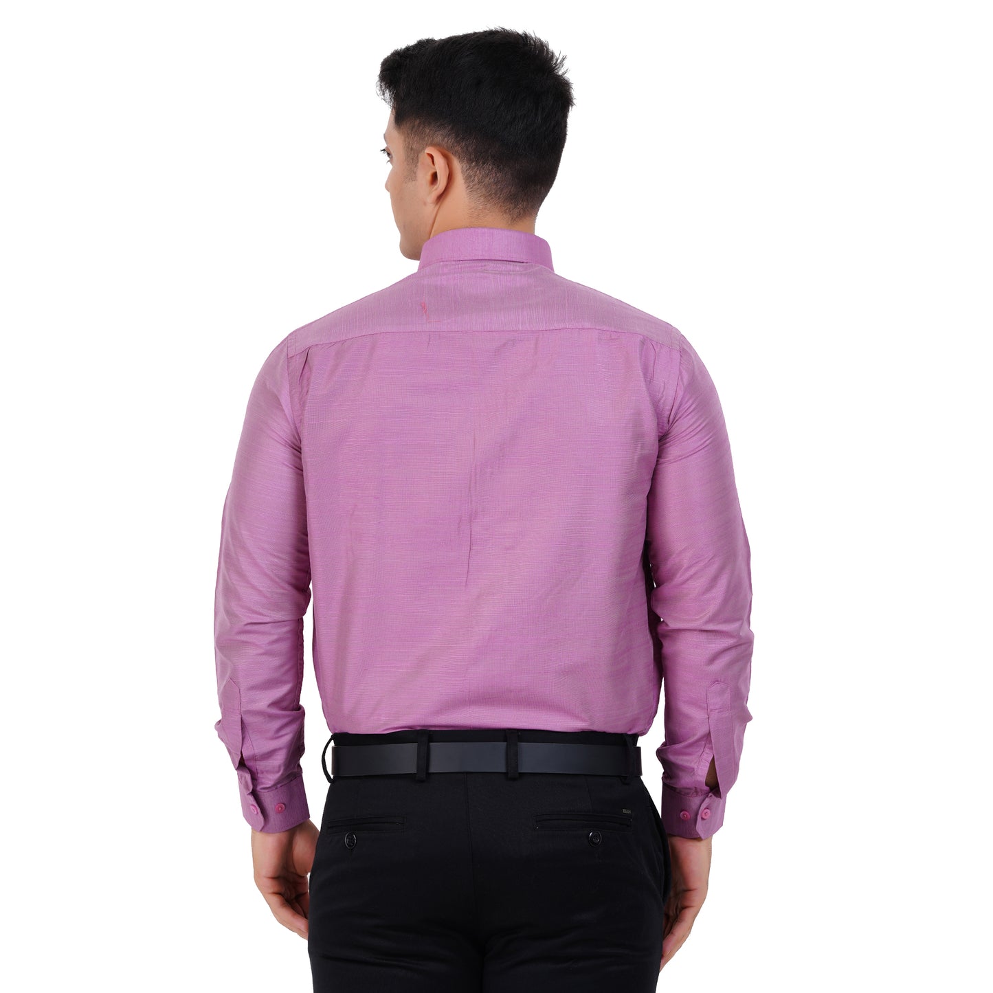 Fashily Men's Formal Shirt | Regular Fit Shirt for Men | Full Sleeve Solid Plain Office Wear Shirt for Men