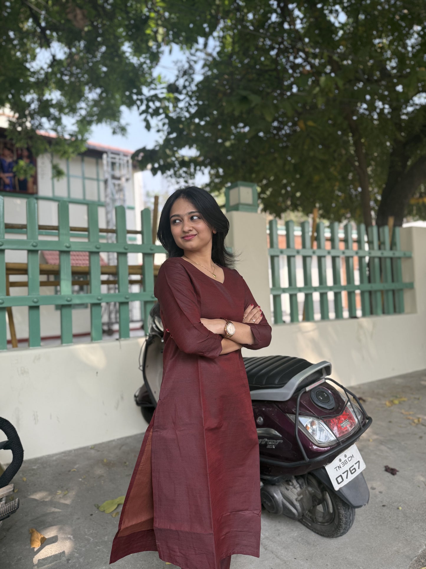Raw Silk Co-ord Set Plain