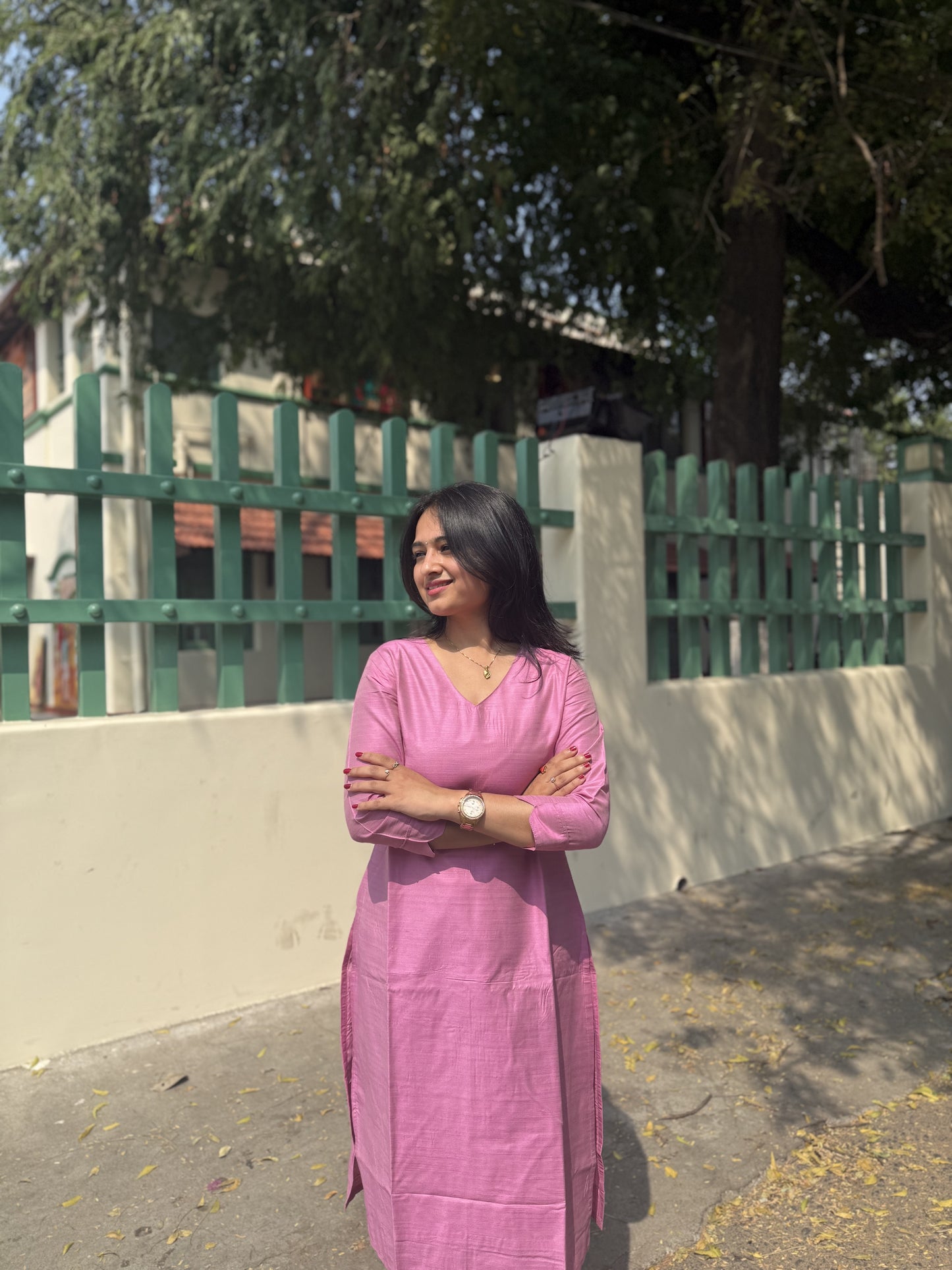 Raw Silk Co-ord Set Plain
