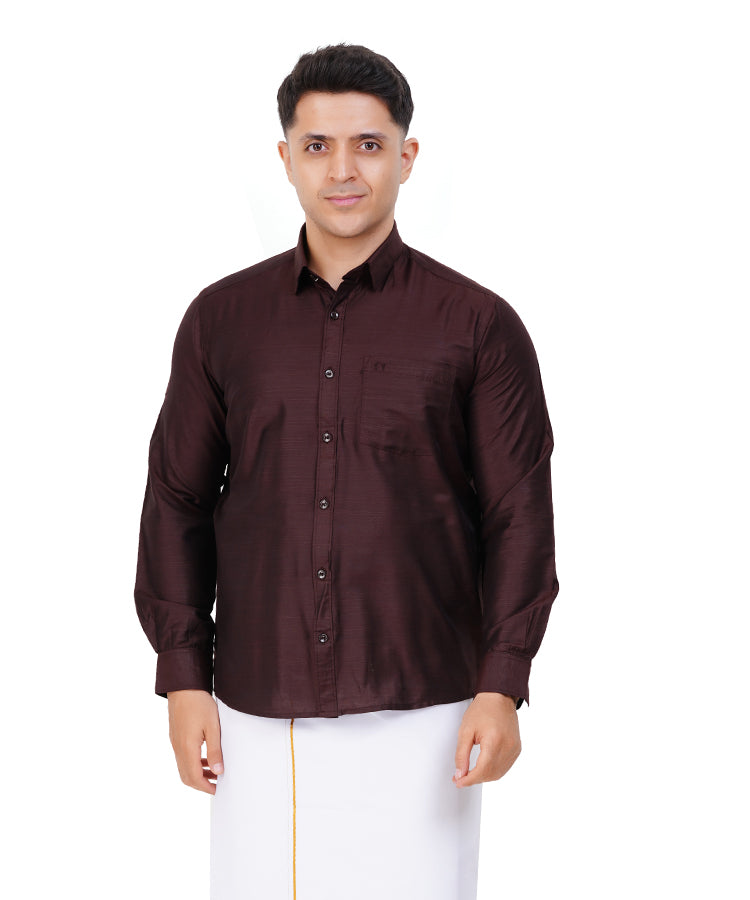 Fashily Men's Traditional Full Sleeve Shirt for Men Men Shirt | Ethnic Full Hand Shirts for Men