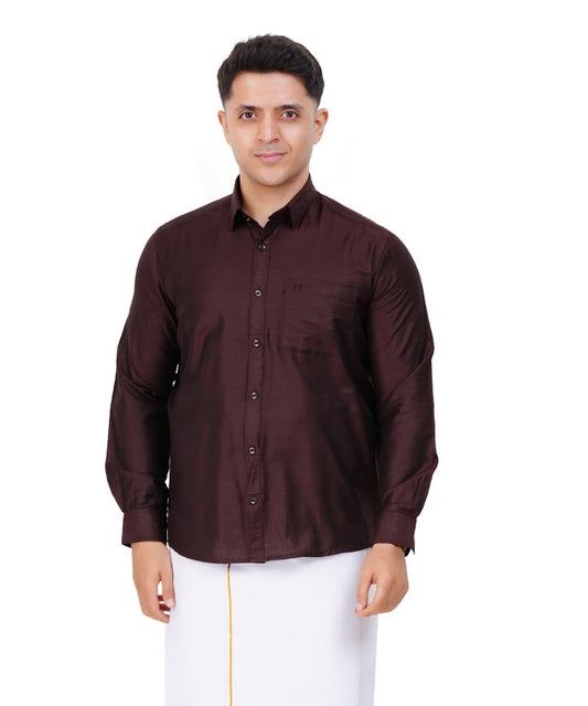 Fashily Men's Traditional Full Sleeve Shirt for Men Men Shirt | Ethnic Full Hand Shirts for Men