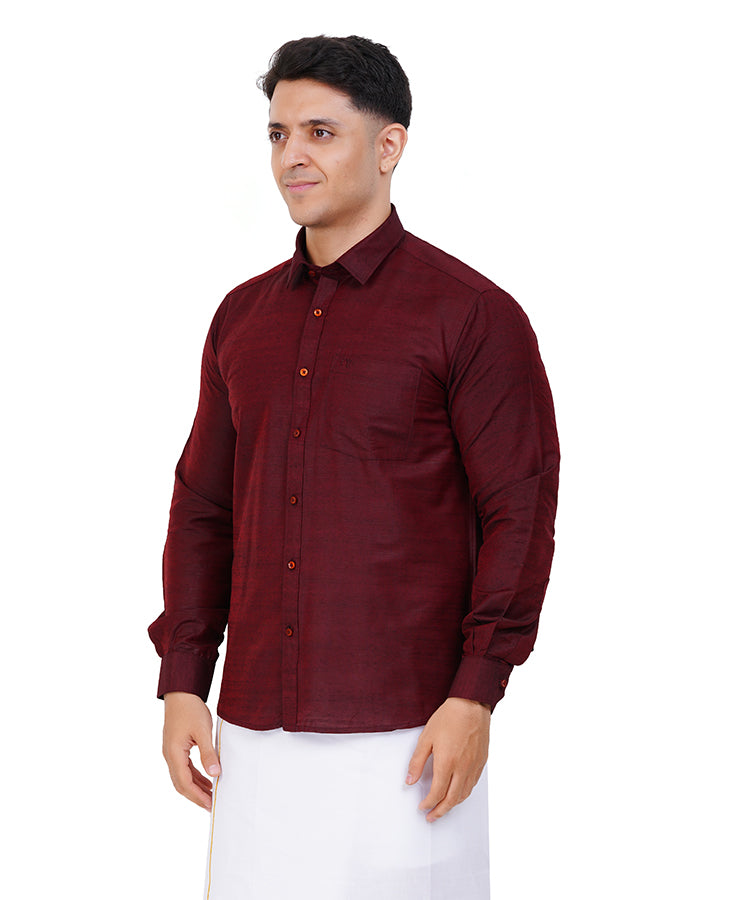 Fashily Men's Traditional Full Sleeve Shirt for Men Men Shirt | Ethnic Full Hand Shirts for Men