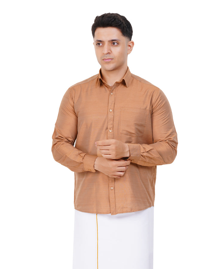 Fashily Men's Traditional Full Sleeve Shirt for Men Men Shirt | Ethnic Full Hand Shirts for Men