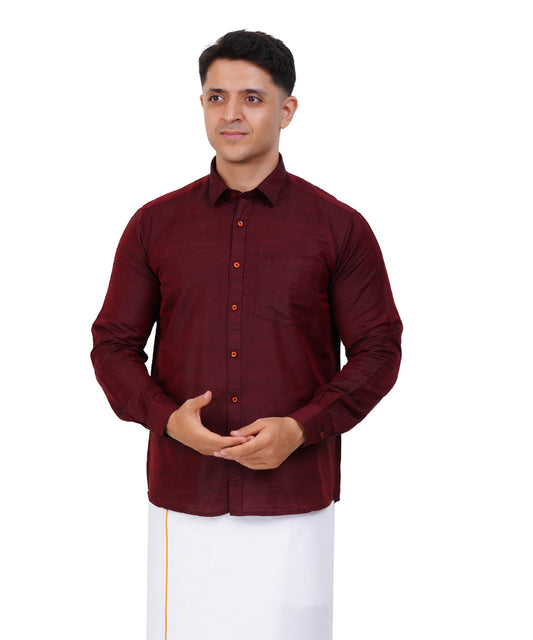 Fashily Men's Traditional Full Sleeve Shirt for Men Men Shirt | Ethnic Full Hand Shirts for Men