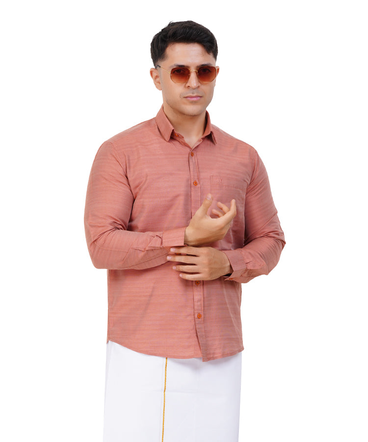 Fashily Men's Traditional Full Sleeve Shirt for Men Men Shirt | Ethnic Full Hand Shirts for Men