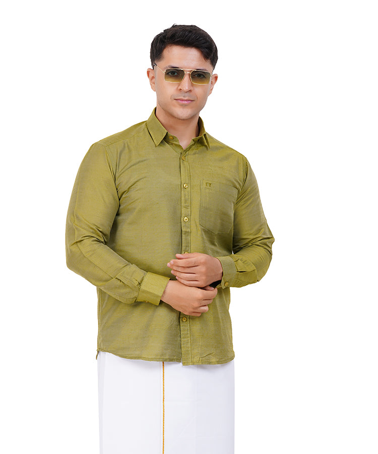 Fashily Men's Traditional Full Sleeve Shirt for Men Men Shirt | Ethnic Full Hand Shirts for Men