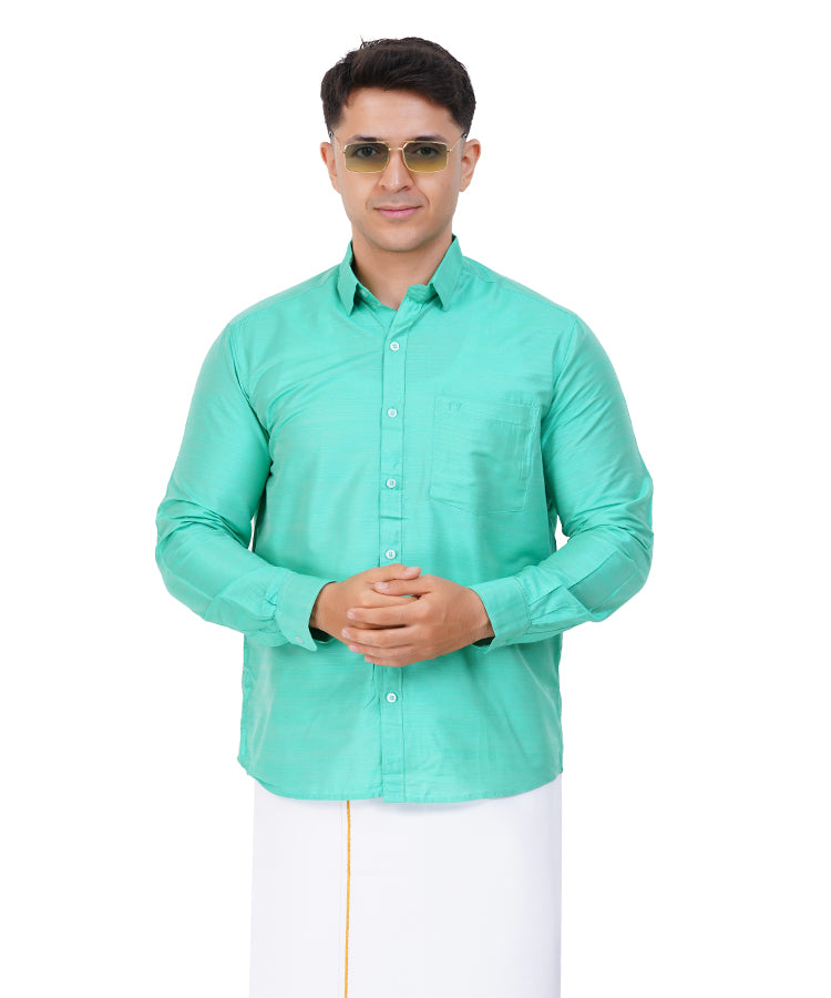 Fashily Men's Traditional Full Sleeve Shirt for Men Men Shirt | Ethnic Full Hand Shirts for Men