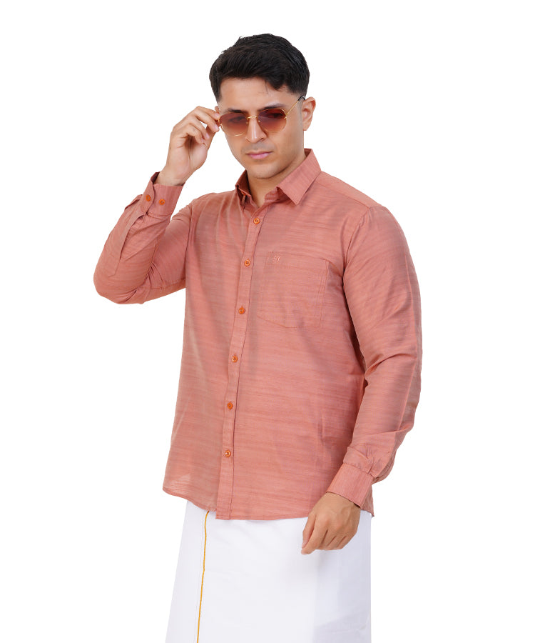 Fashily Men's Traditional Full Sleeve Shirt for Men Men Shirt | Ethnic Full Hand Shirts for Men