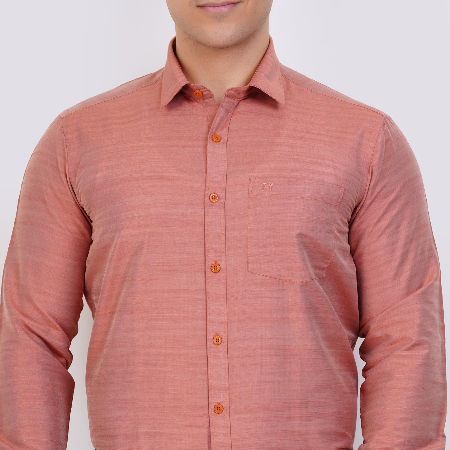 Fashily Men's Formal Shirt | Regular Fit Shirt for Men | Full Sleeve Solid Plain Office Wear Shirt for Men