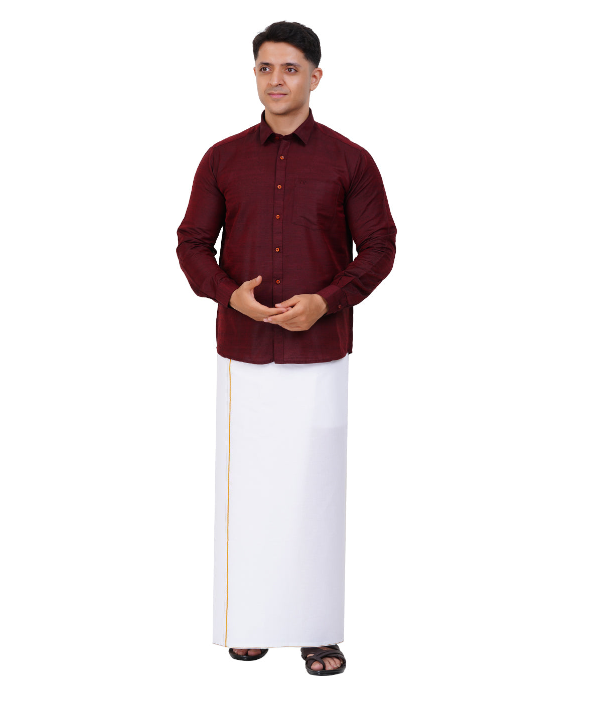 Fashily Men's Traditional Full Sleeve Shirt for Men Men Shirt | Ethnic Full Hand Shirts for Men