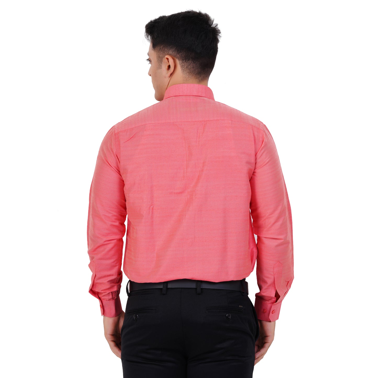 Fashily Men's Formal Shirt | Regular Fit Shirt for Men | Full Sleeve Solid Plain Office Wear Shirt for Men
