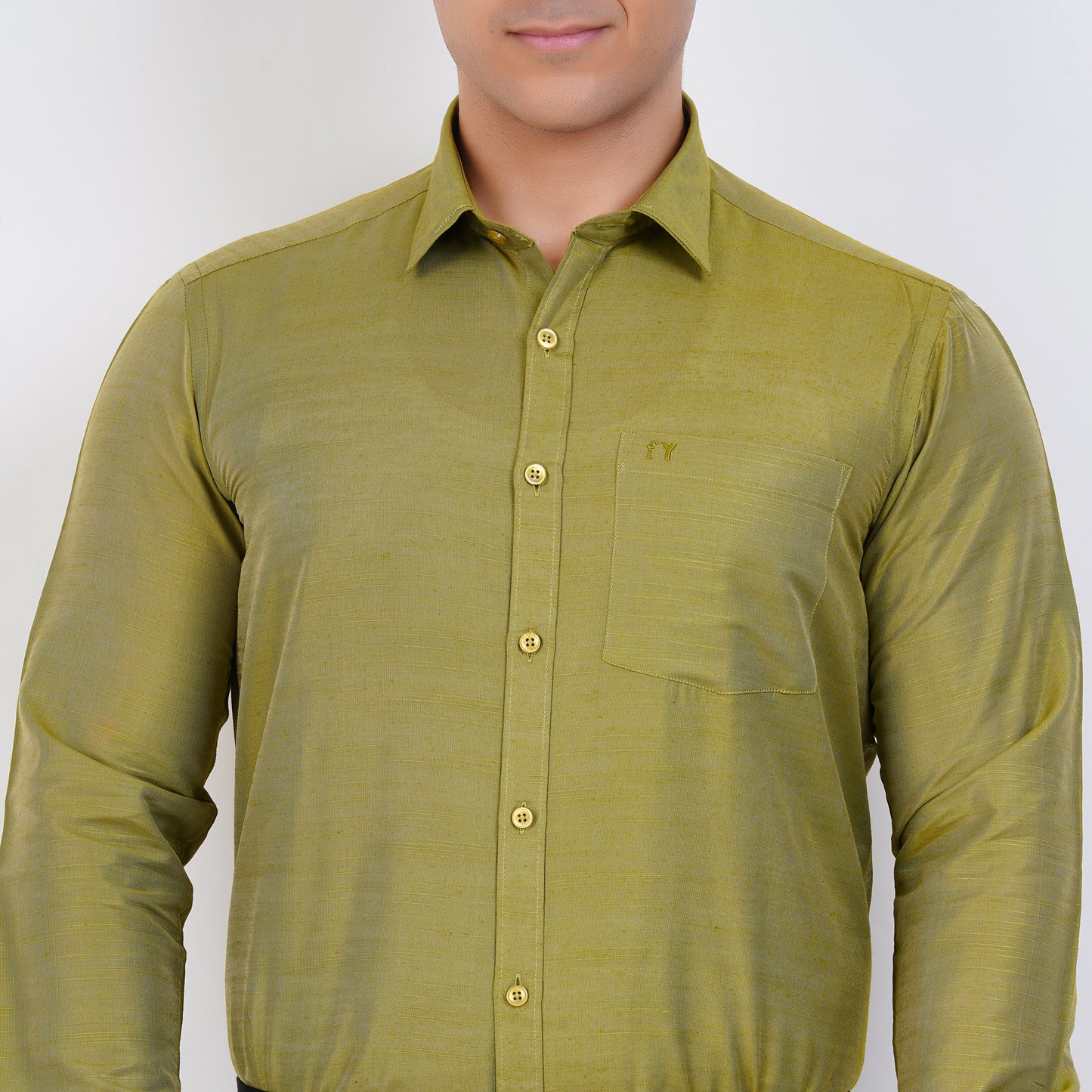 Fashily Men's Formal Shirt | Regular Fit Shirt for Men | Full Sleeve Solid Plain Office Wear Shirt for Men