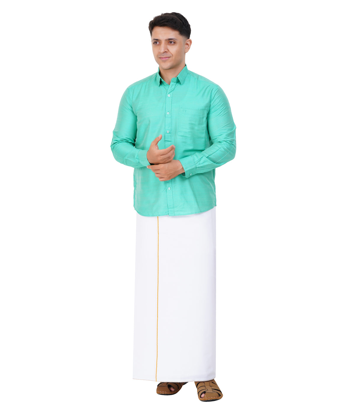 Fashily Men's Traditional Full Sleeve Shirt for Men Men Shirt | Ethnic Full Hand Shirts for Men