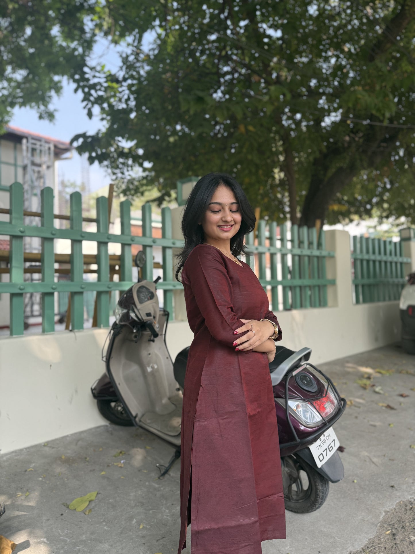 Raw Silk Co-ord Set Plain